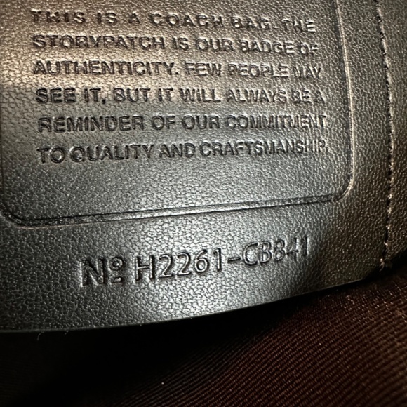 Coach Briefcase (100% authentic--No H2261-CB841) - Picture 13 of 15